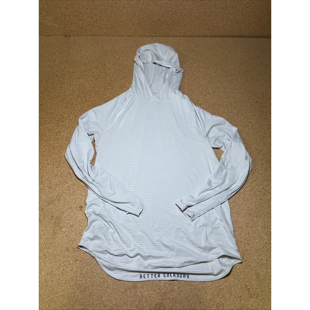 Mens Lululemon License To Train LTT Drysense Pullover Hoodie Vapor White XL G2